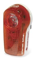 Planet Bike Blinky Super Flash 1/2-Watt Blaze LED Plus 2 eXtreme LED Rear Bicycle Light