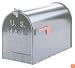 Solar ST200000 Group Jumbo Size Steel Rural Mailbox, Silver