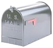 Solar ST200000 Group Jumbo Size Steel Rural Mailbox, Gray