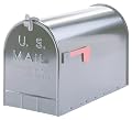 Solar ST200000 Group Jumbo Size Steel Rural Mailbox, Gray