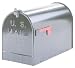 Tools & Hardware : Solar Group Jumbo Size Steel Rural Mailbox, Gray #ST200000