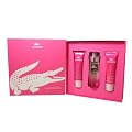 Lacoste Touch of pink Geschenkset femme / woman, eau de toilette, vaporisateur / spray 30 ml, bodylotion 50 ml, duschgel 50 ml, 1 Set