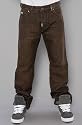 LRG The Fertile Grounds True Straight Fit Jean in Washed Brown,Denim for Men