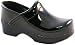 Kid's Gitte clogs (Professional) in Black Patent leather