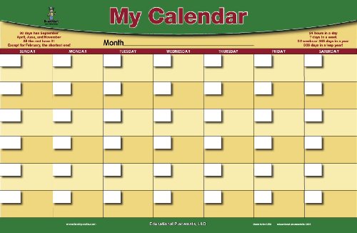 Childrens Toyshop  Toys : BrainyMats - My Calendar
