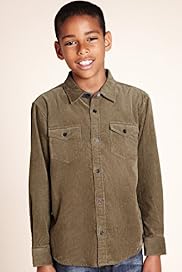 Pure Cotton Classic Collar Corduroy Shirt