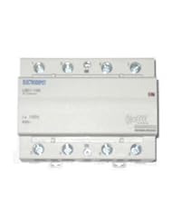 From Amazon.com. Click for details:
 PC Accessory: Contactor 100A AC1, 4 Pole, N/O Lighting, Heaters, Power Switching, Solar, DIN IEC, Coil 120VAC - Electrodepot PC Accessory: Contactor 100A AC1, 4 Pole, N/O Lighting, Heaters, Power Switching, Solar, DIN IEC, Coil 120VAC - Electrodepot