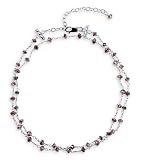 14k White Gold 7.20ct Chocolate Diamond 16 Necklace