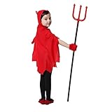 Amurleopard Children Kids Halloween Costume Devil L