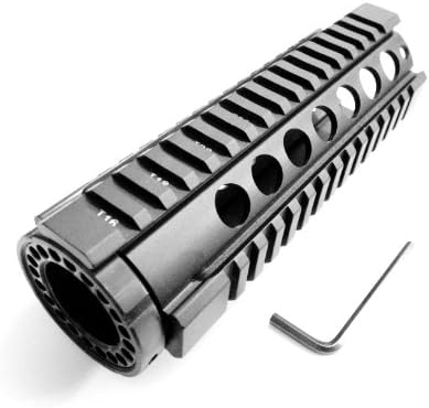 Ade Advanced Optics Rifle Carbine Aluminum Accessory Mount for Lasers Flashlights Optics Scopes Sights Bipods Free Float, 7-Inch