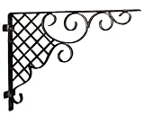 Wrought Iron Shelf Bracket 13 3/8