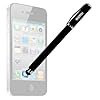 mumbi Stylus Pen - Eingabestift + Kugelschreiber f�r iPad, iPhone, iPod, Galaxy Tab, Galaxy S2 S3 etc. + EXTRA Ersatzmine