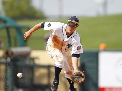Toronto Blue Jays v Detroit Tigers, LAKELAND, FL - MARCH 01: Brandon Inge Photographic Poster Print by Leon Halip, 18x24