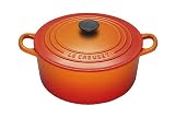 Le Creuset Bräter Tradition rund 24 cm ofenrot