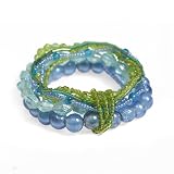 Glass Beads Blue Bracelet \