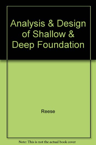 Analysis & Design of Shallow & Deep Foundation