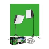 Photo Basics - uLite - Kit d'&Atilde;&copy;clairage photo et vid&Atilde;&copy;o avec fond vert (Import Royaume Uni)