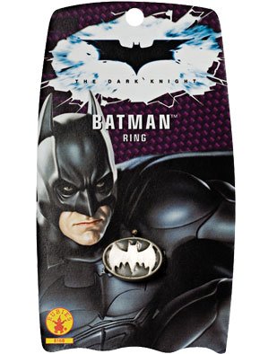 Click here to buy Bat-man The Dark Knight Batman Metal Costume LED Ring by BlockBusterCostumes.