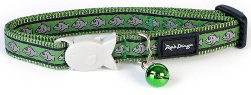 Red Dingo Reflective Safety Cat Collar, One size fits all