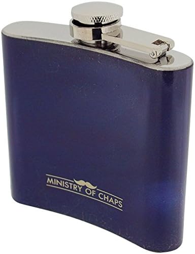 Ministry of Chaps ''Hangover Under Construction'' Hipflask 5oz