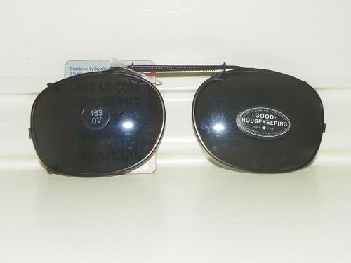 Suncover Aviator Style Dark Frame Clip on Sunglasses