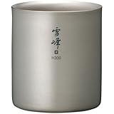 Snow Peak Titanium Double Wall Stacking Mugs