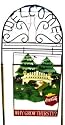 Coca Cola Metal Yard Sign Why Grow Thirsty with Welcome Stand