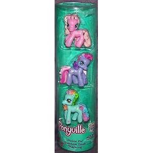 My Little Pony Ponyville Figures - Pinkie Pie, Rainbow Dash and Starsong