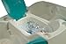Sun Dolphin Sun Slider Adjustable 5 Seat Pedal Boat With Stainless Steel Package (Cream/Teal)