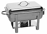 Tuxton 5.5-Quart Stainless Steel Rectangular Chafer