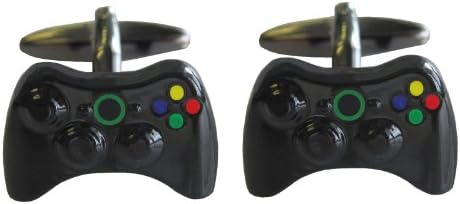 Ror Clothing Men's Xbox 360 Controller Cuff Links Black One Size