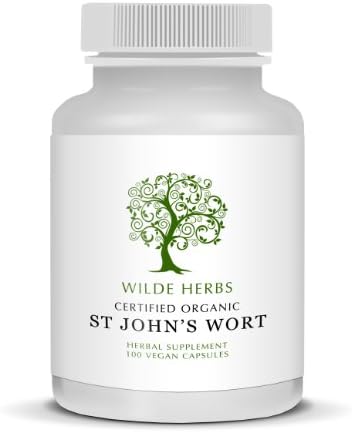 Organic St Johns Wort 100 Capsules (Wilde Herbs)