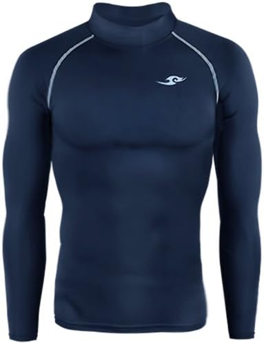 New 003 Take Five Skin Tight Compression Base Layer Navy Running Shirt Mens S - 2xl