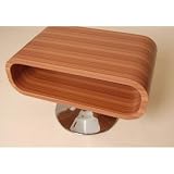 LOUNGE DESIGN TV TISCH couch fernseh zebrano holz retro rack C31 retro-braun