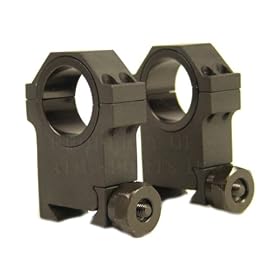RIFLE SCOPE RING PICATINNY BASE 30MM TUBE 1 INCH INSERT