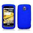 LG Optimus S LS670 (Sprint) Silicone Skin Case, Blue