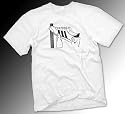 T-Shirt mit Abbildung von Adidas Schuh Retro SW Old School