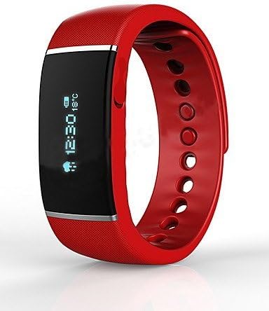 ORDRO S55 0.91" IOS6.0 or Beyond Android 4.3 or Beyond Pedometer Call Alert, Messeage Alert Smart Bracelet , red