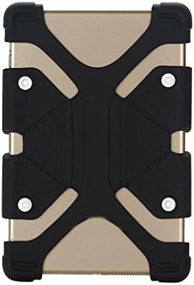 All 7.9 to 9 Inch tablet PC Universal Case,FUA® For All 7.9 to 9 Inch tablet PC Universal Silicone Soft Case Stand Cover (Black)