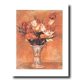 Renoir Tulip Flower Vase Contemporary Home Decor Wall Picture 16x20 Art Print