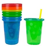 The First Years 5 Pack Take & Toss Straw Sippers