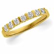 14K Yellow Gold Diamond Wedding/Anniversary Band - 0.33 Ct.