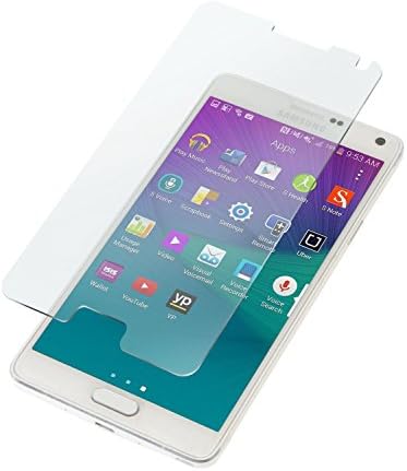 Cyberguys Samsung Note 4 Ultra Clear High Definition Screen Protector [Tempered Glass 9H+ Hardness] Made of Ultra Thin .3mm Ballistic Glass, Lifetime Guarantee