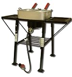 King Kooker CS01 25-Inch Rectangular Portable Propane Outdoor Cooker with 15-Quart Rectangular Aluminum Fry Pan
