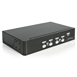 StarTech.com 4 Port Professional VGA USB KVM Switch with Hub (SV431USB)