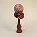 Bahama Kendama Full Crackle - Grey over Red
