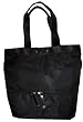 Women's Kenneth Cole Reaction Purse Handbag Tote Shop Girl Nylon Black