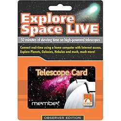 Slooh Telescope 50 Minute Mission Card by American Science & Surplus