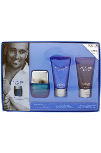 Aramis Life by Aramis Eau de Toilette Spray 30ml Shave Balm 50, Gel 50ml