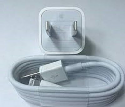 OEM Genuine 3ft Data Charge Cable + 5w Wall Charger Adapter for Iphone 5/5s/5c/6/6 Plus/6s/ipad/ipod